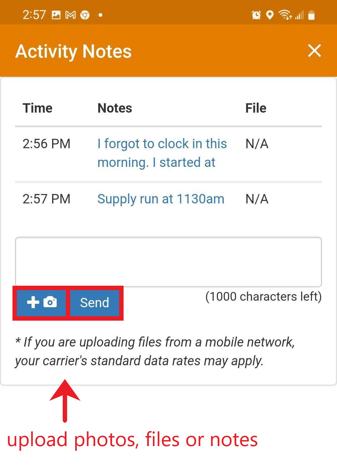 How to Upload Photos, Notes, and Attachments in VeriClock – VeriClock
