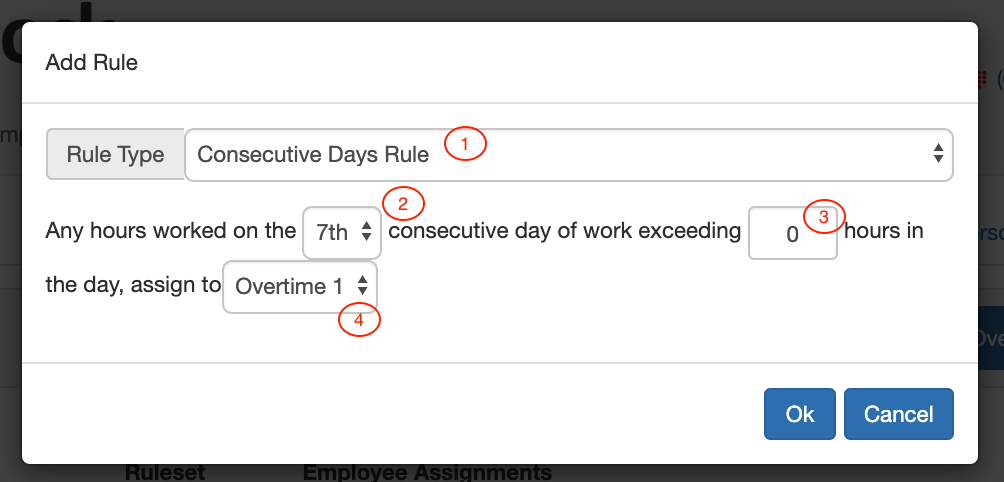 Advanced overtime rules consecutive days worked vericlock