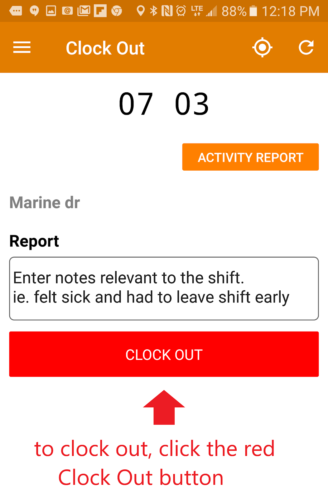 How To Clock Out From The App VeriClock
