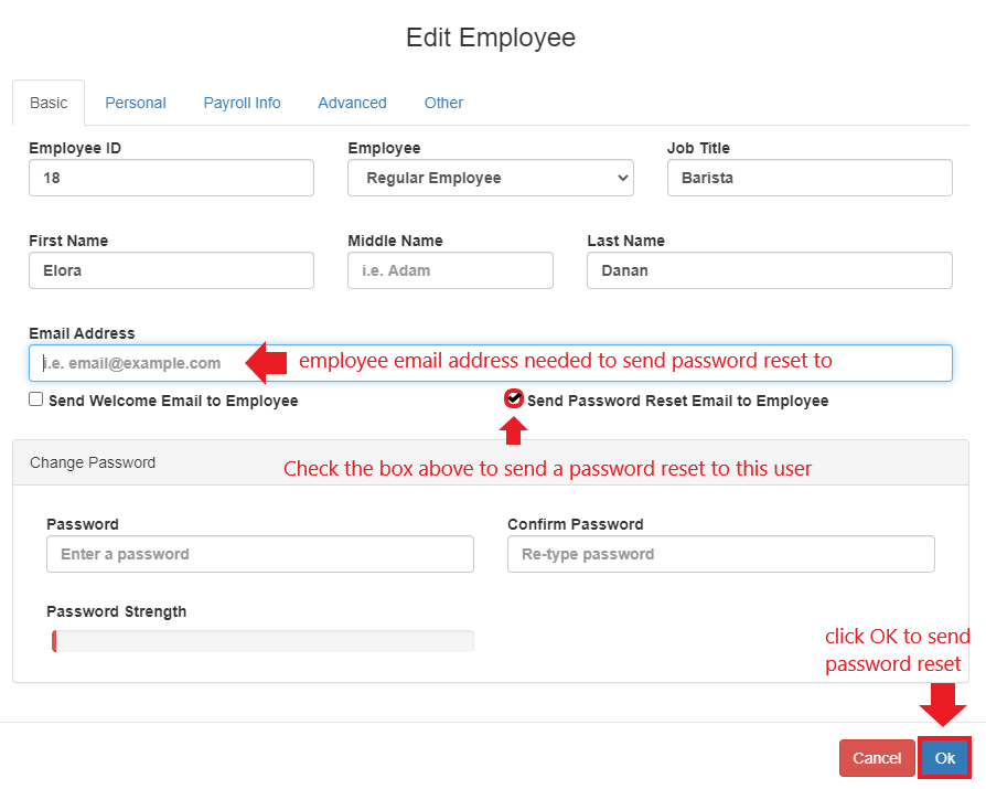 How To Send An Employee Password Reset for Admin and Managers VeriClock